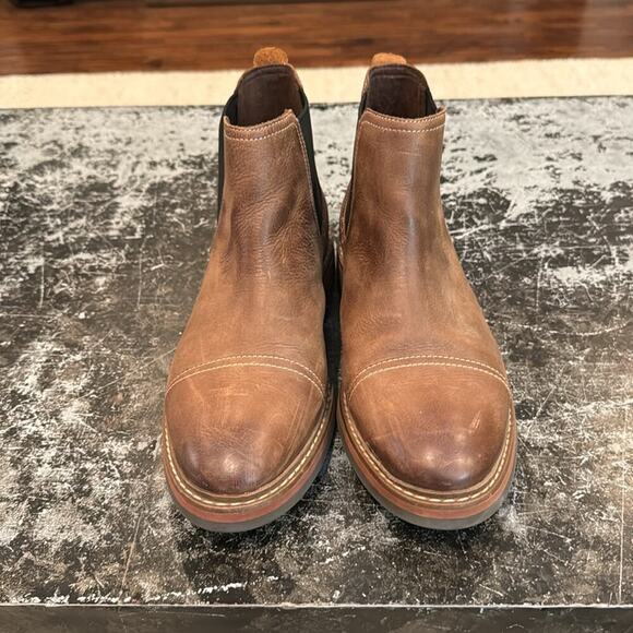 Mens Cole Haan Brown Leather York Chelsea Boot Size 9 - Picture 5 of 8
